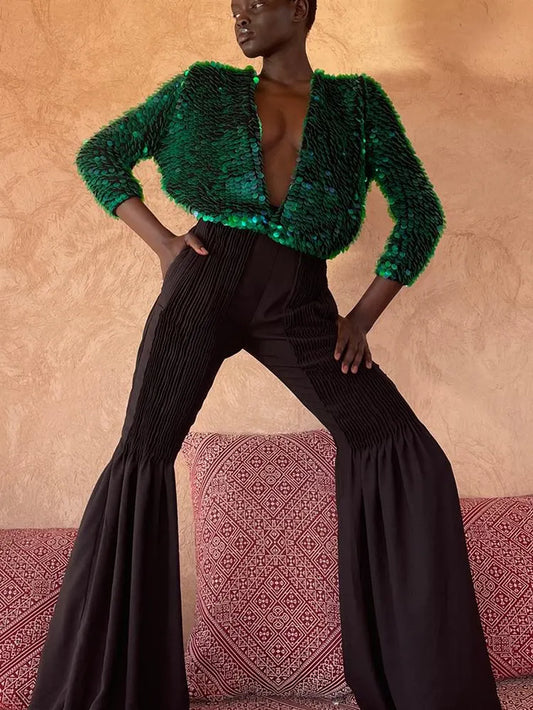 Dina’S Pants Black Linen