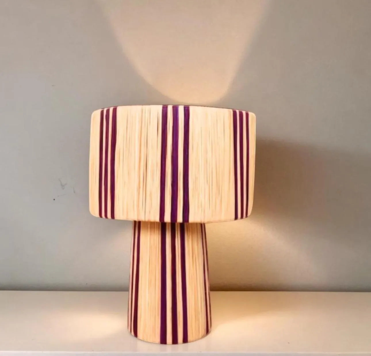 Raffia Lamp, Raffia Pendant Light ,Lamp Shade