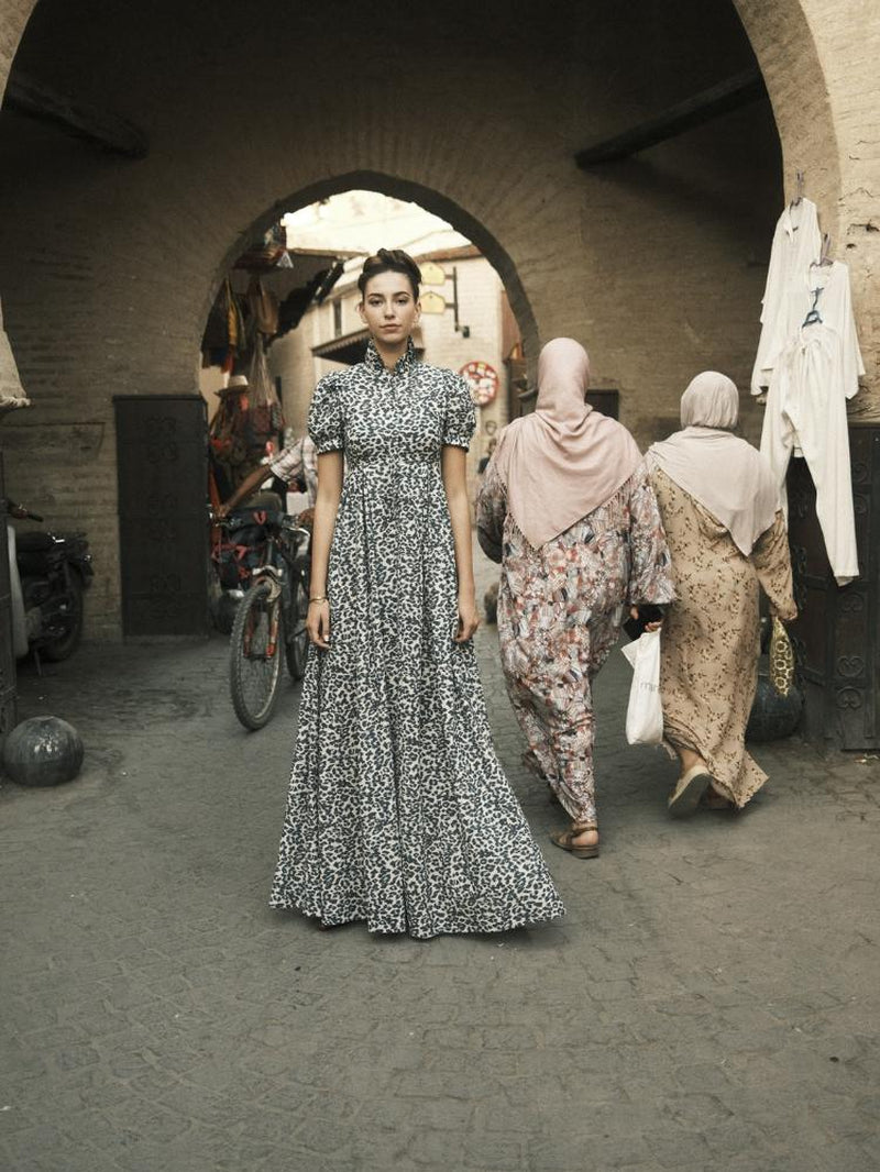 Victoria’S Dress Cotton Leopard Print