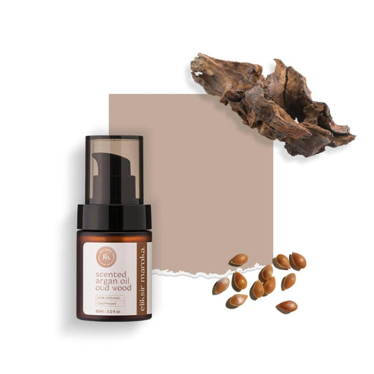 Scented Argan Oil Agar Wood Oud - Luxurious Natural Moroccan Oil for Skin, Hair and Nails Care - Hydrating, Vegan & Cruelty-Free Beauty