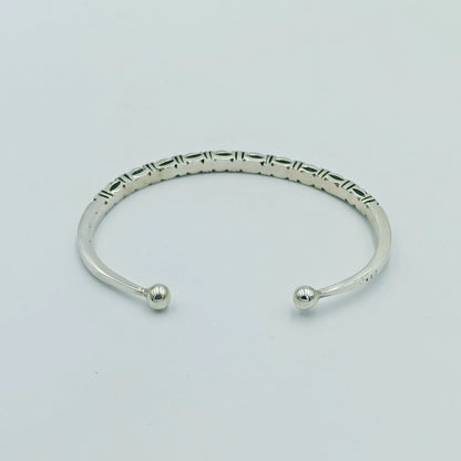 Silver Bracelet Tuareg Jewelery , Tuareg Moroccan Bracelet with Ethnic Tuareg Engraving in 925 Silver, , Unique Jewelry, Mens and Women Gift