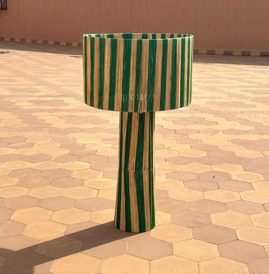 Lamp Raffia Natural Raffia Lamp, Raffia Lampshade, TABLE LAMPSHADES Moroccan Handmade in Rattan, Wicker Shade, Straw