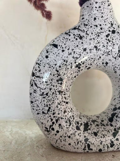 Terracotta Vase, Ceramic Pottery Decoration, Vase
