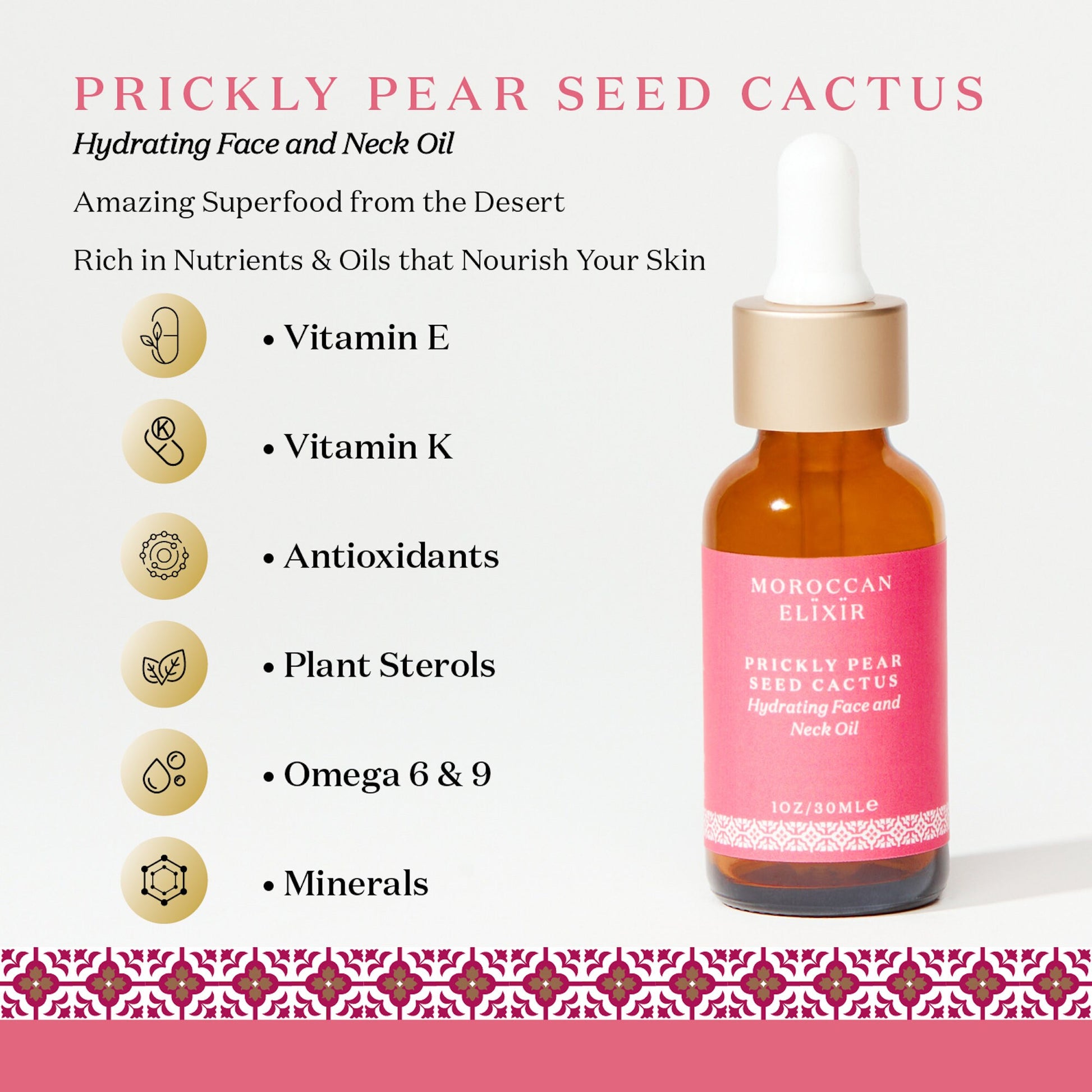 Prickly Pear Cactus Face and Neck Oil
