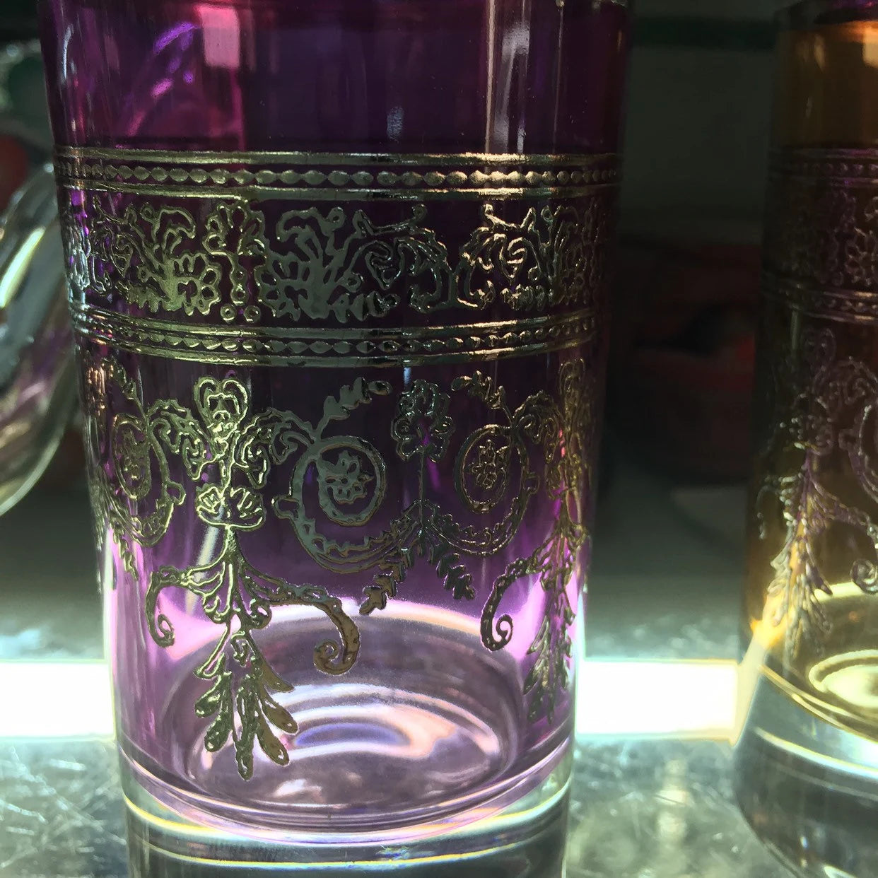 Moroccan Handmade Luxurious Silverplated Tea Set