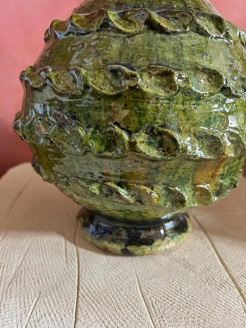 Unique Green Vase of Tamegroute