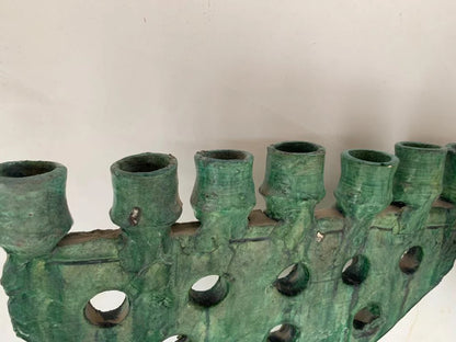 Natural Candle Holder, Pottery Candle Holder