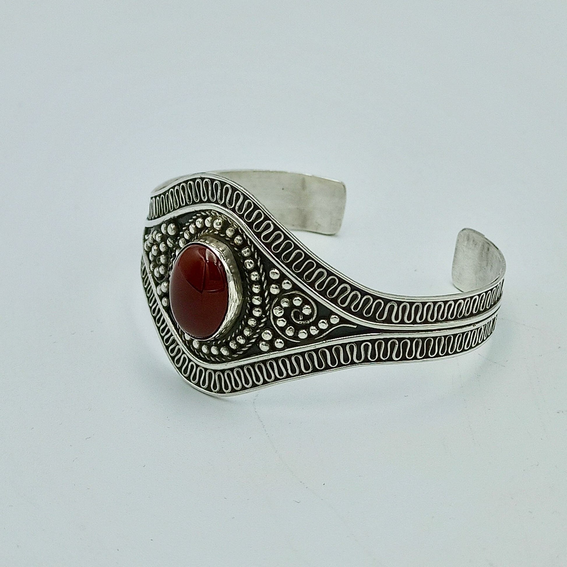 Sterling Silver Bracelet, Handcrafted Bracelet That Sets Your Style Ablaze - Perfect for Any Occasion