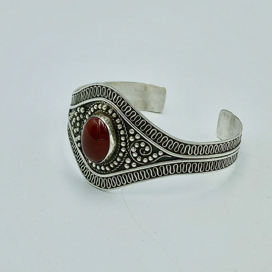 Sterling Silver Bracelet, Handcrafted Bracelet That Sets Your Style Ablaze - Perfect for Any Occasion