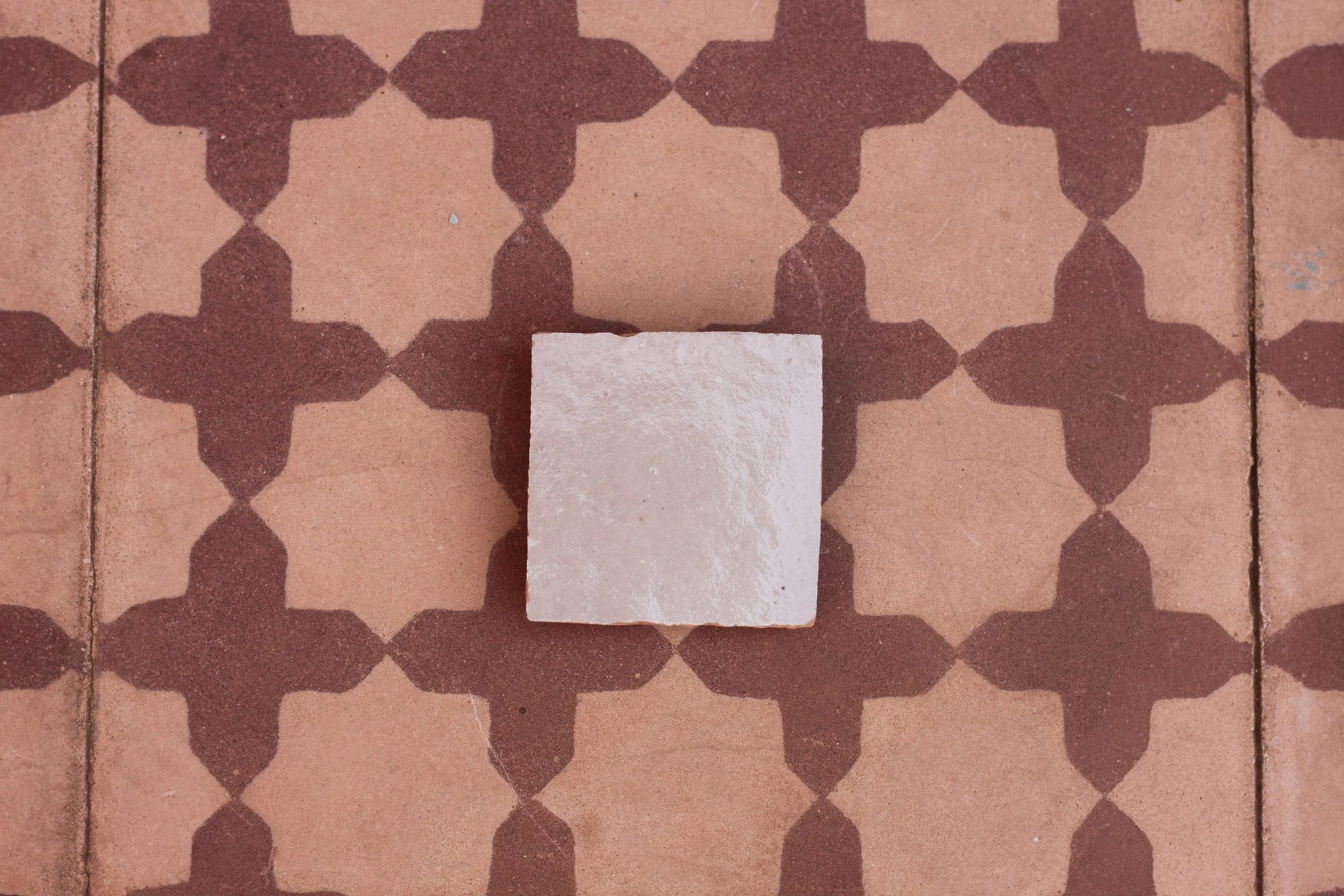 1 Square Foot Cream Zellige Tile Moroccan Tile Handmade Zellige Tiles Oyster White Bathroom Square Wall Tile Fireplace Off-White Zellij