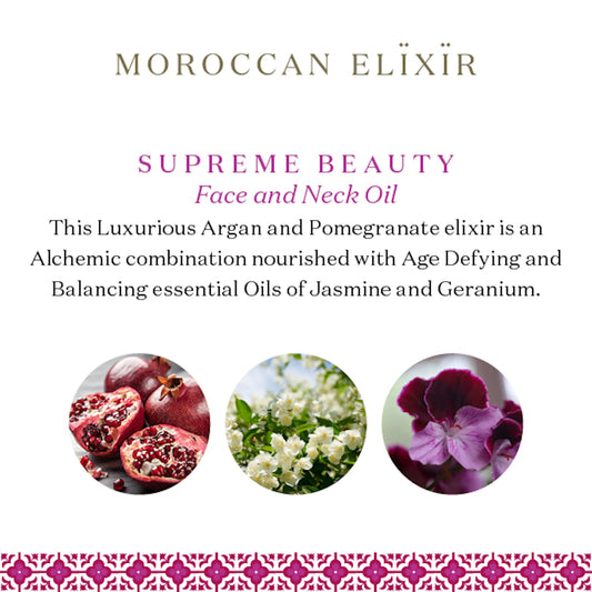 SUPREME BEAUTY Argan and Pomegranate Face and Neck Oil