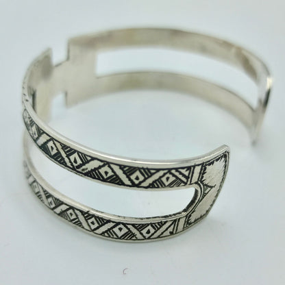 Bangle Bracelet 925 Sterling Silver Open Charm, Fine Jewelry Cuff Bracelet, Handmade Bracelet, Perfect for Any Occasion