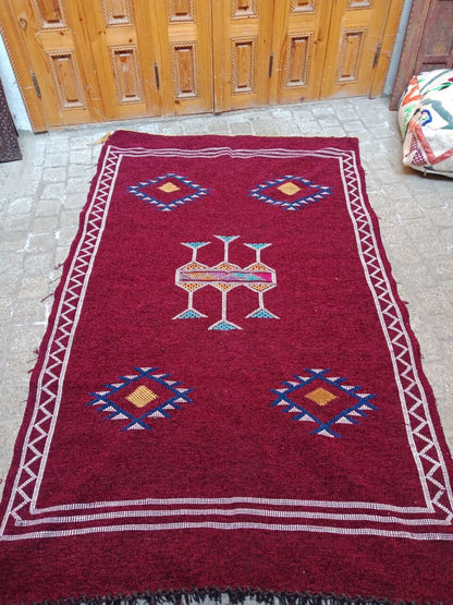 Moroccan Berber Rug. Handmade Berber Rug.Berber Kilim . Authentic Azilal. Sabra Rug. Boho Rug