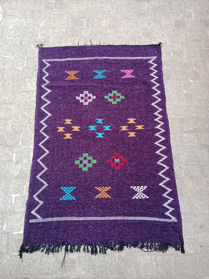 Moroccan Berber Rug. Handmade Berber Rug.Berber Kilim . Authentic Azilal. Sabra Rug. Boho Rug