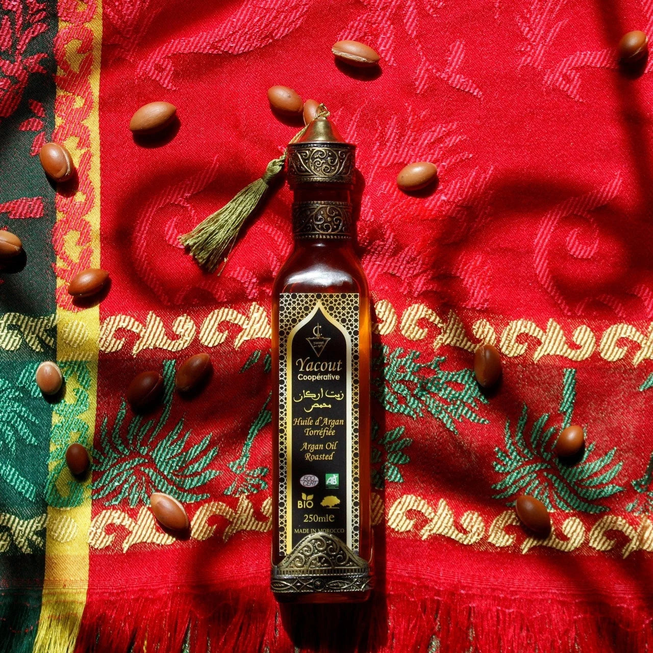 Accessorized Edible Argan Oil / Morrocan Argan Oil Organic 100% / 250Ml of Pure Argan Oil