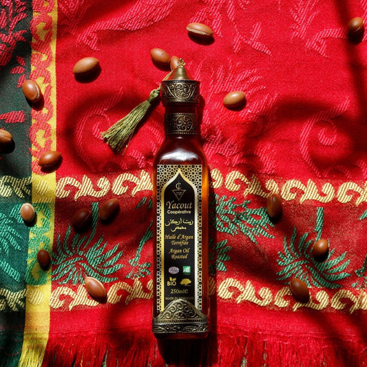 Accessorized Edible Argan Oil / Morrocan Argan Oil Organic 100% / 250Ml of Pure Argan Oil