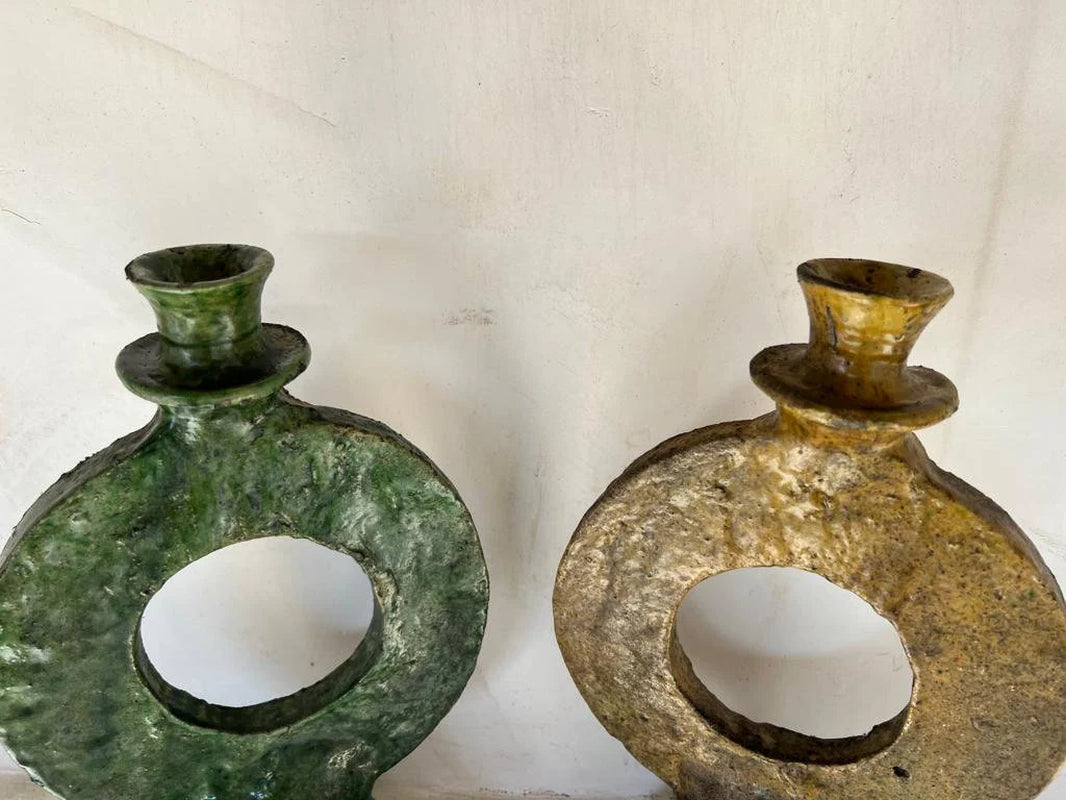 Candlestick Holder, Bohemian Candle Stick