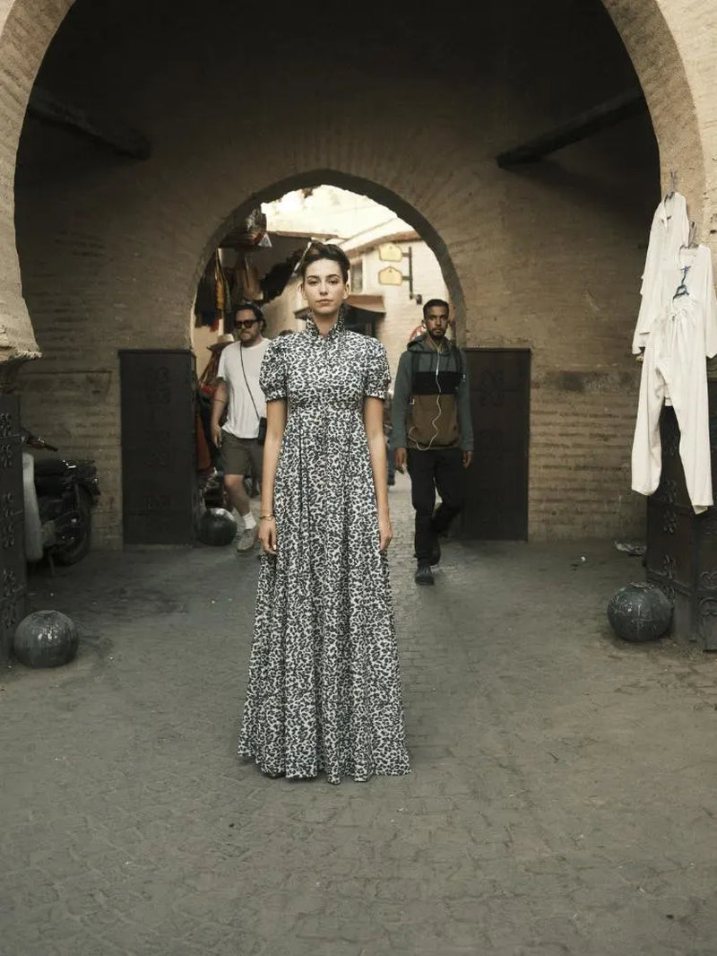 Victoria’S Dress Cotton Leopard Print