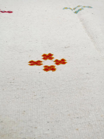 Moroccan Akhnif Rug 3×5 Ft . Moroccan Berber Kilim, Handmade Wool Rug. Large Berber Rug, Area Rug