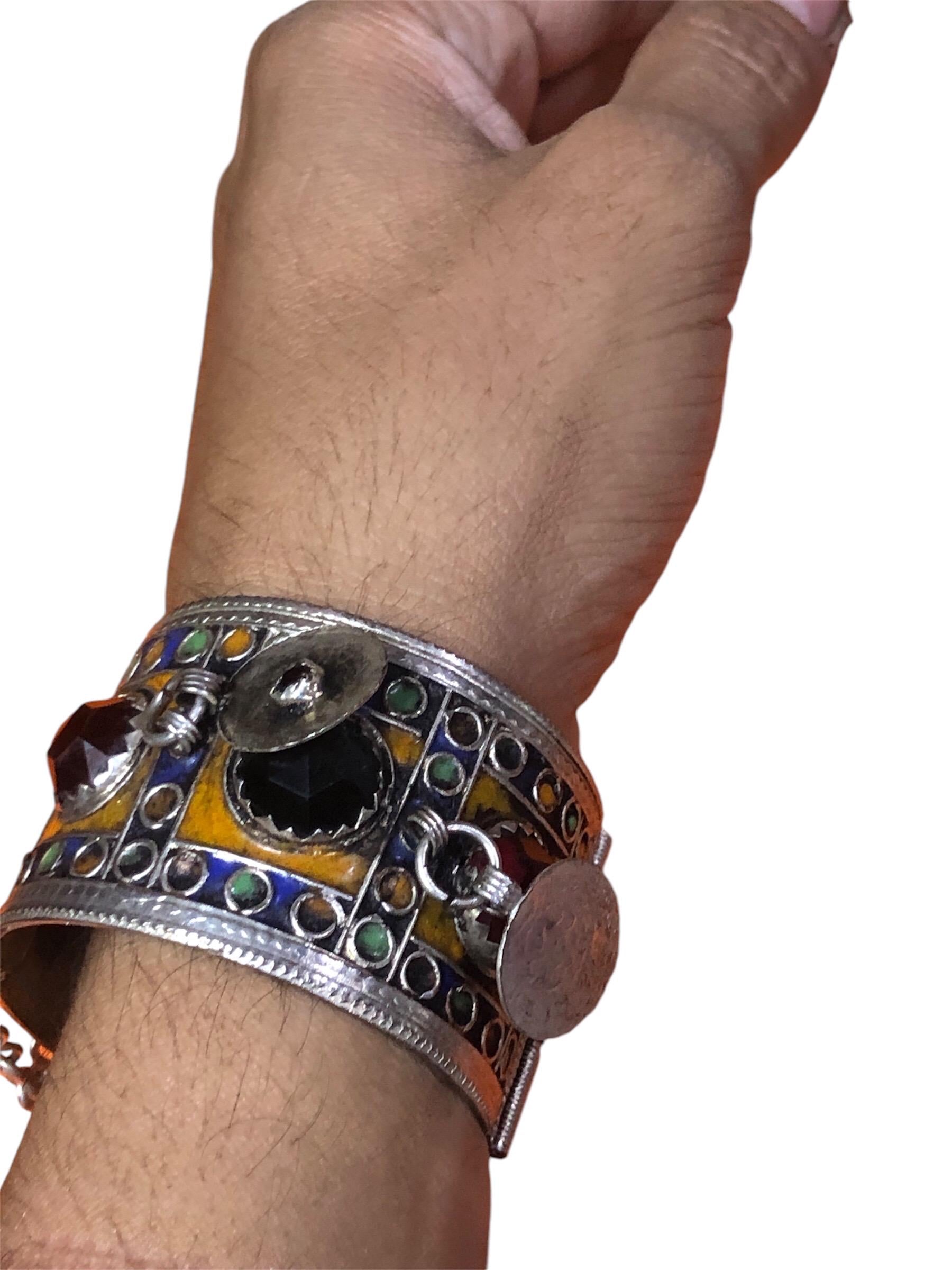 Email Bracelet, Berber Jewelry, Tuareg Jewelry, Handmade Bracelet, Traditional Bracelet, Tuareg, Old Jewelry, Metal Bracelet Made by Hand