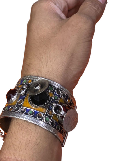 Email Bracelet, Berber Jewelry, Tuareg Jewelry, Handmade Bracelet, Traditional Bracelet, Tuareg, Old Jewelry, Metal Bracelet Made by Hand