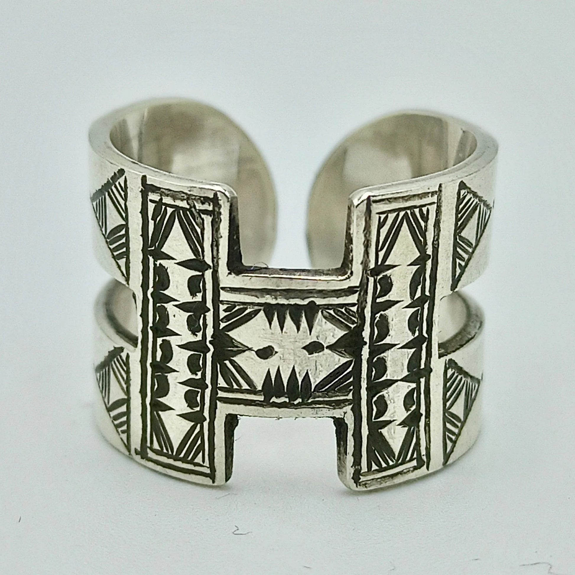 Silver Ring, Engraved Ring, Unique Boho Ring, 925 Sterling Silver, Engraved Ring, Crafted Ring, Perfect for Any Occasion