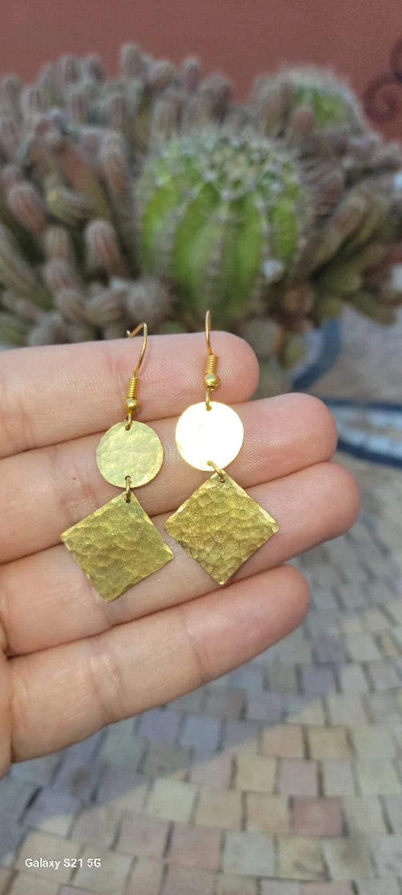 Gold Bohemian Earrings | Handmade Moroccan Jewelry |Gold Handmade Earrings | Moroccan Style | Wholesale Price