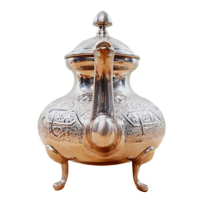 Set of 2 Moroccan Teapots, Teapot for One or 3 Cups, Moroccan Green Tea, Small and Large Teapot