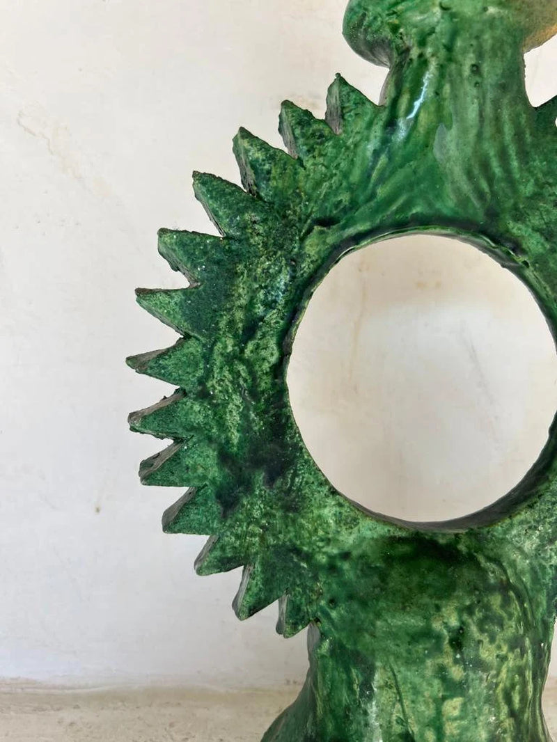 Bohemian Candlestick, Circled Candle Holder