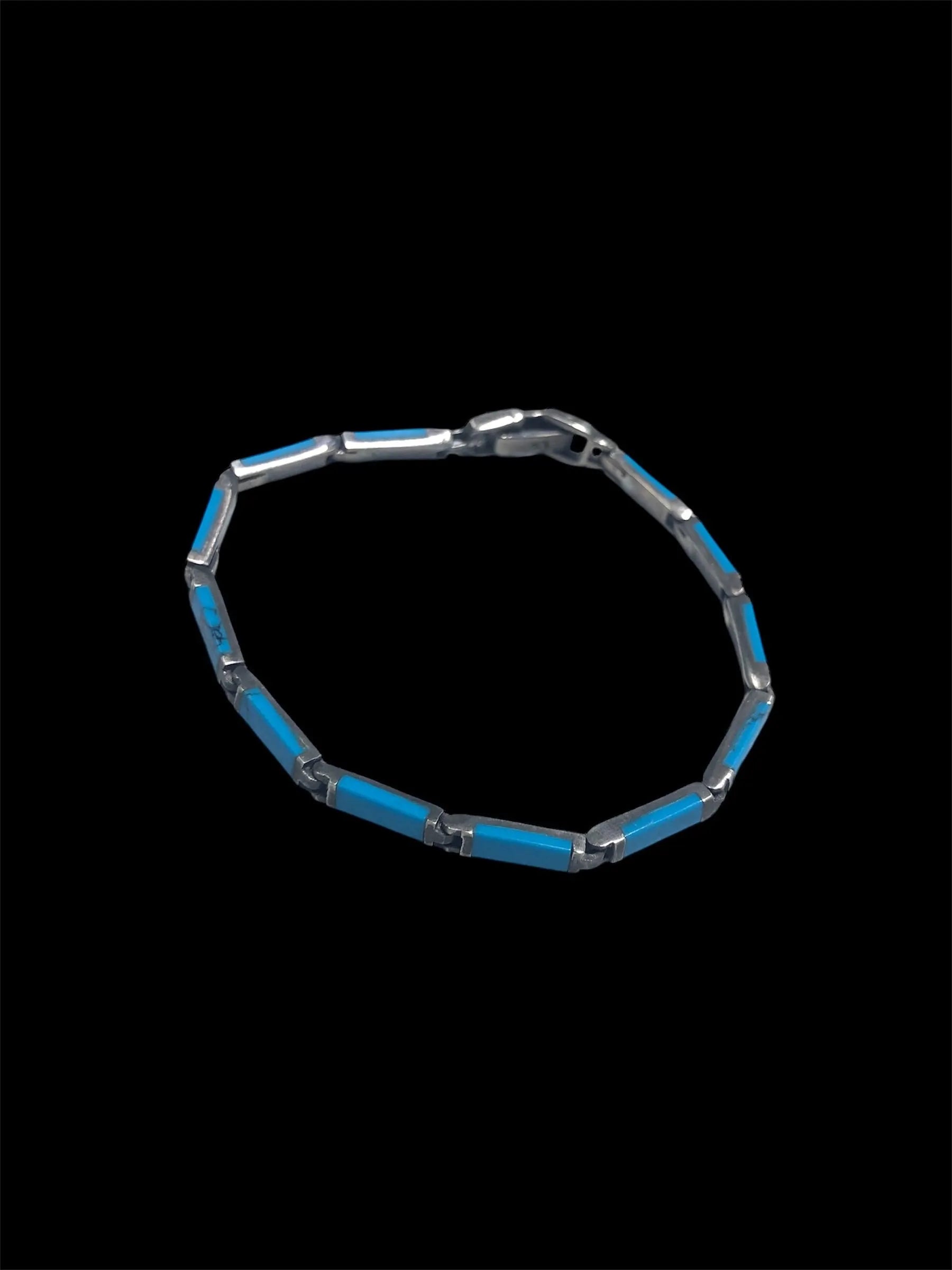 Silver Bracelet Turquoise Pearl Bracelet Silver 925 Bracelet Jewelry Handmade Products