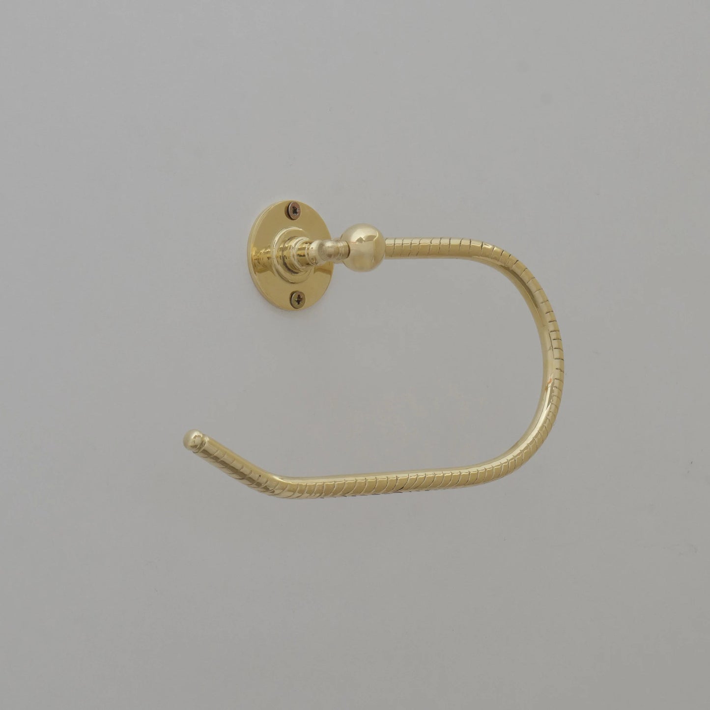 Unlacquered Brass Towel Holder, Towel Hanger, Wall Mount Towel Hook, Hand Engraved Finish