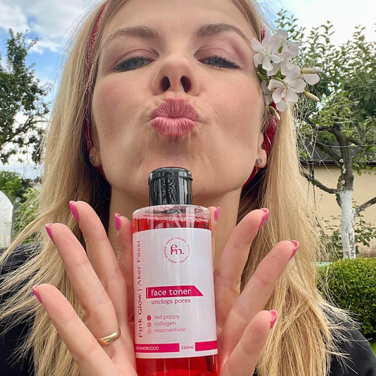 Facial Toner with Aker Fassi and Rose Water Natural Hydrating & Brightening Skin Toner for Glowing Skin | Moroccan Beauty