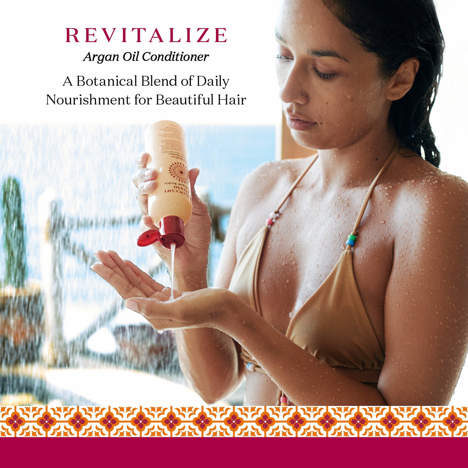 REVITALIZING Argan Oil Daily Conditioner with a Refreshing Blend of Herbal and Citrus Essential Oils