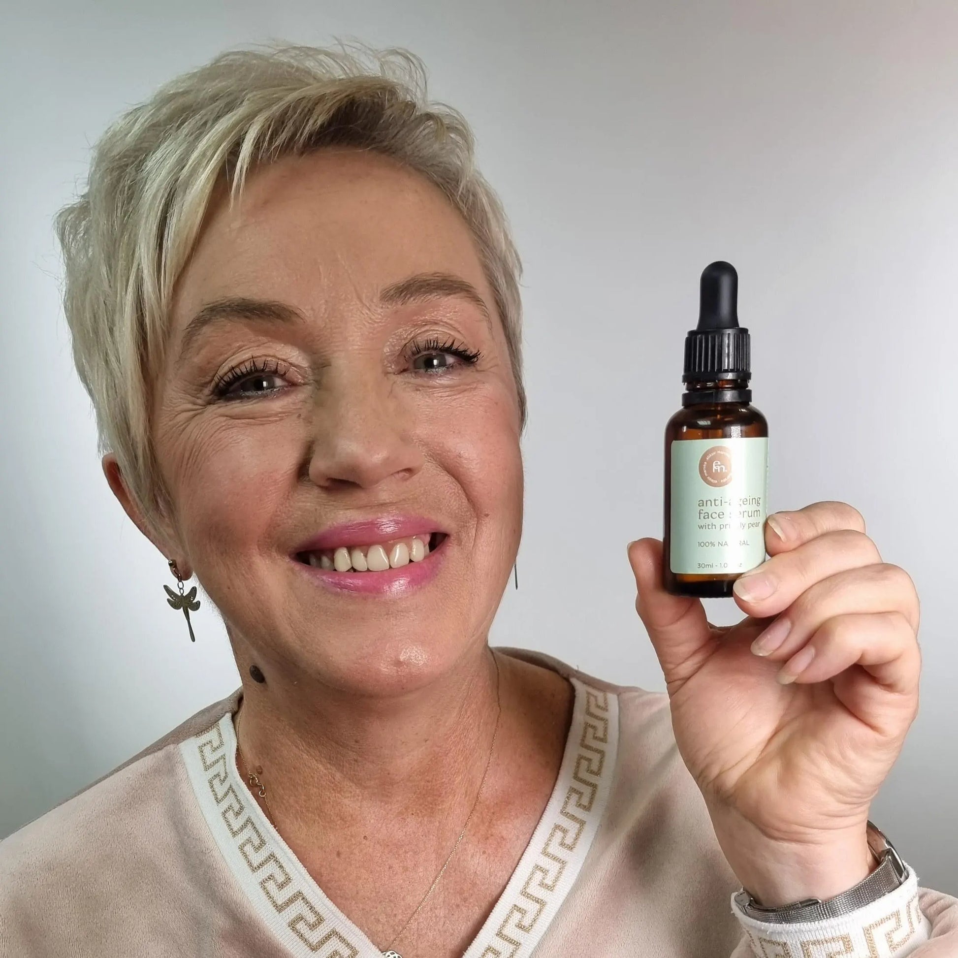 Organic Prickly Pear Oil Anti-Aging Serum – Hydrating Face Serum for Women, Vegan & Cruelty-Free – Brightening, Wrinkle-Reducing Skincare