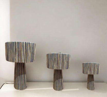 Raffia Natural Raffia Lamp, Raffia Lampshade, TABLE LAMPSHADES Moroccan Handmade in Rattan,Lamp