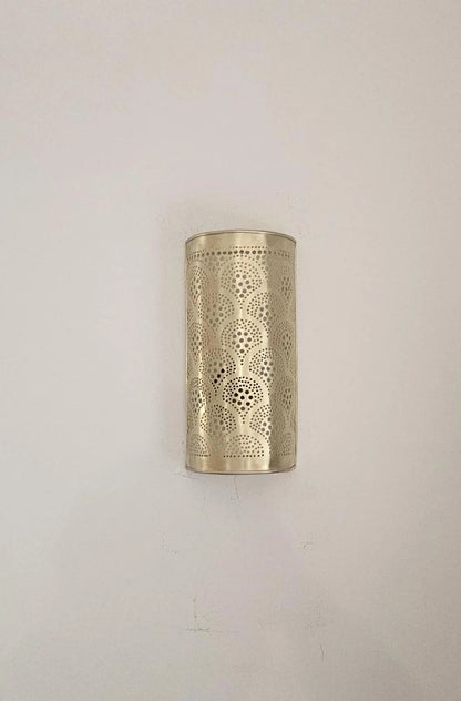 Moroccan Brass Wall Sconce, Brass Wall Lamp
