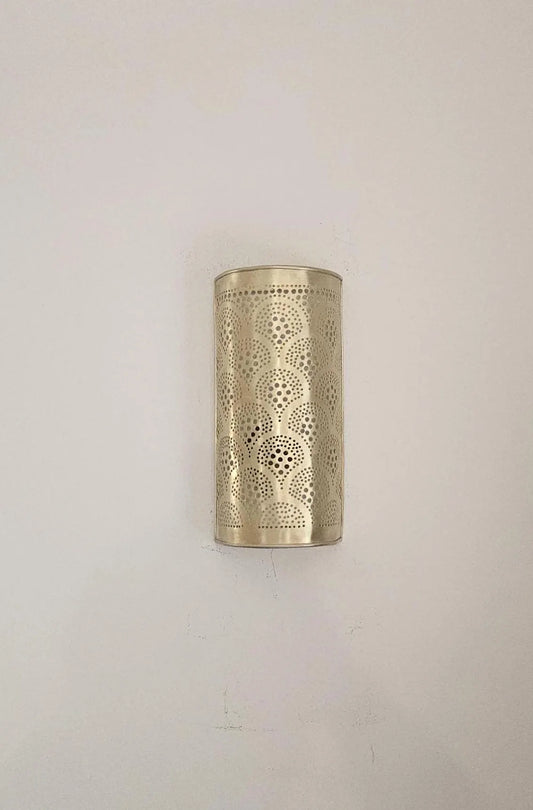 Moroccan Brass Wall Sconce, Brass Wall Lamp