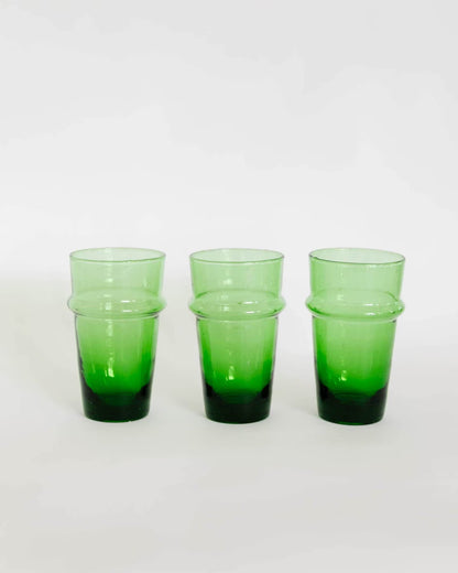 Colored Drinking Glasses Handmade Glassware Moroccan Beldi Drinking Glasses Tableware Recycled Glass Tumbler Highball Stacking Cups