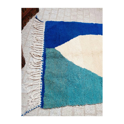 Beni Ourain Rug .Moroccan Azilal Rug Handmade Natural Wool,Berber Carpet Authentic Azilal Area Rug