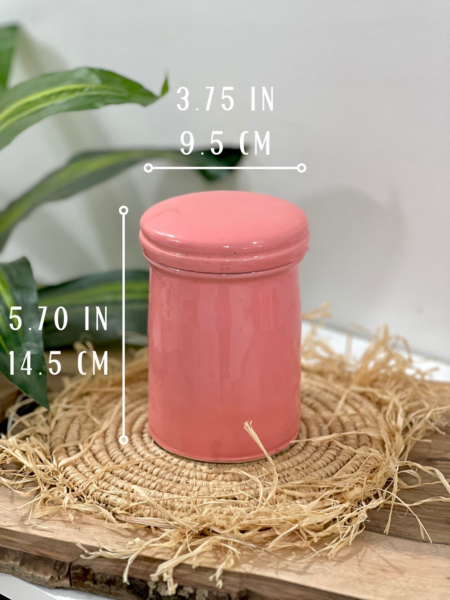 Handmade Tea Coffee Sugar Canister Set of 3, Pottery Canister Set of 3, Kitchen Storage Tins, Tea Caddy, Kitchen Storage Jars, Kitchen Goods