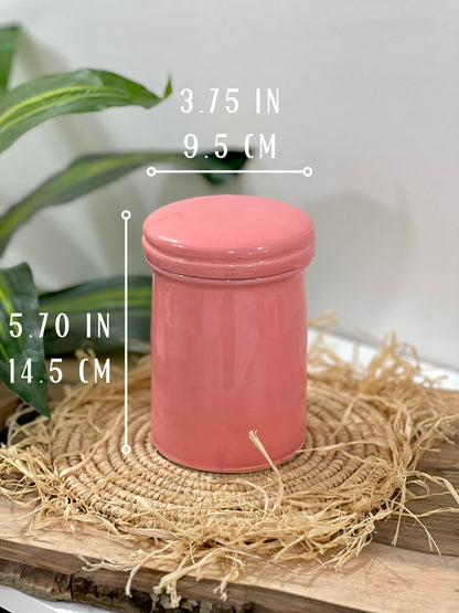 Handmade Tea Coffee Sugar Canister Set of 3, Pottery Canister Set of 3, Kitchen Storage Tins, Tea Caddy, Kitchen Storage Jars, Kitchen Goods