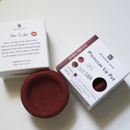 Aker Fassi Moroccan Lip Pot Red Lip and Cheek Tint
