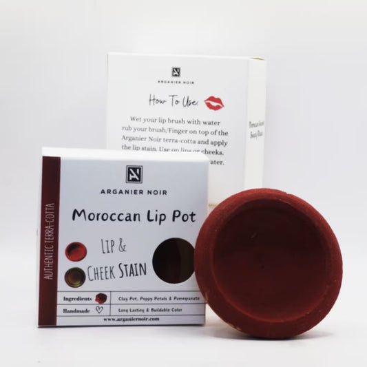 Aker Fassi Moroccan Lip Pot Red Lip and Cheek Tint