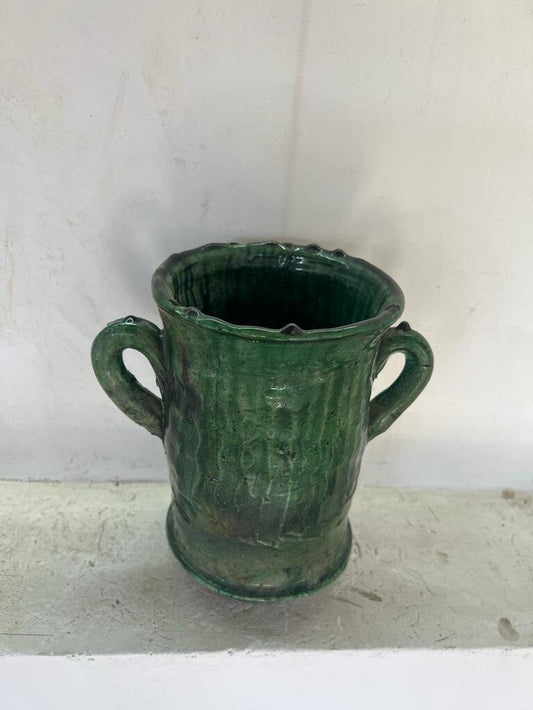 Terracotta Mini Pots, Tamegroute Pottery, Natural Vase
