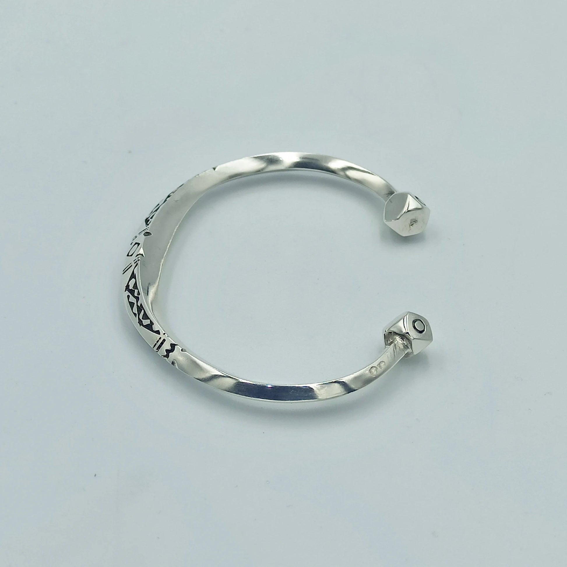 Silver Bracelet Tuareg Jewelery , Tuareg Moroccan Bracelet with Ethnic Tuareg Engraving in 925 Silver, , Unique Jewelry, Mens and Women Gift