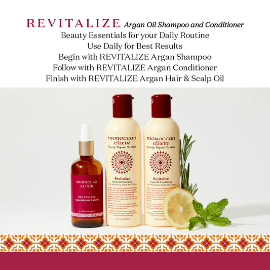 REVITALIZE Argan Oil Shampoo & Conditioner