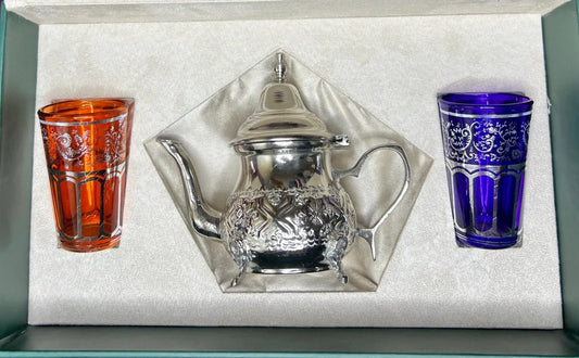 Traditional Moroccan Tea Set – Elegance in Every Sip