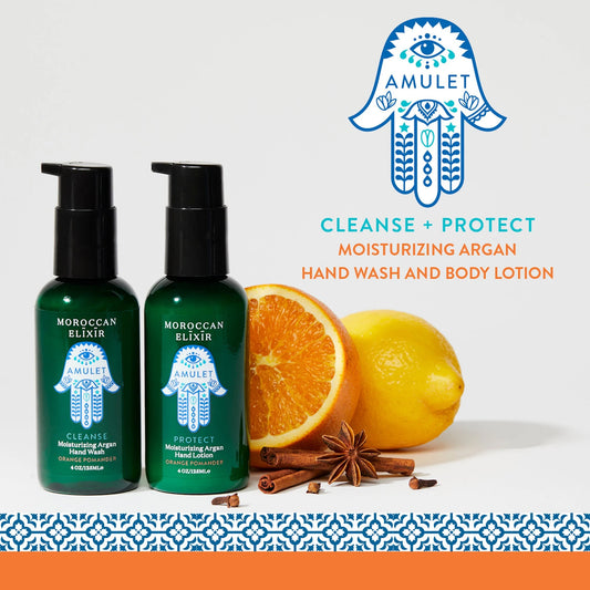 CLEANSE + PROTECT Moisturizing Argan Hand Wash and Lotion (Set of 2)