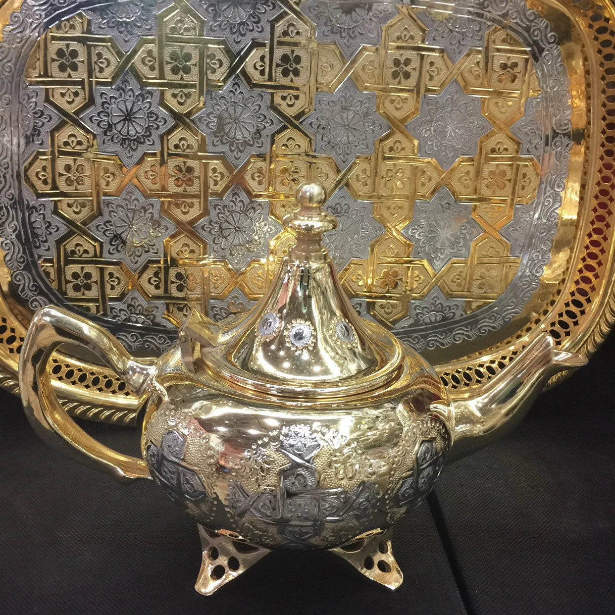 Moroccan Handmade Luxurious Tea Set