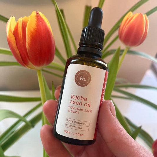 Organic Jojoba Oil - 100% Pure Cold-Pressed Oil for Hydrating Skin, Hair, and Nails - Natural Moisturizer for Dry Skin and Anti-Aging